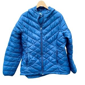 Zeroxposur Jacket Coat Navy Puffer Adjustable Hood